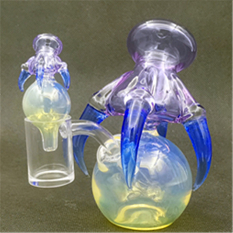 Glass Dragon Claw Rig With 10mm Female Joint Hookahs Purple Water Bong Rigs Pipe
Glass Dragon Claw Rig With 10mm Female Joint Hookahs Purple Water Bong Rigs Pipe
