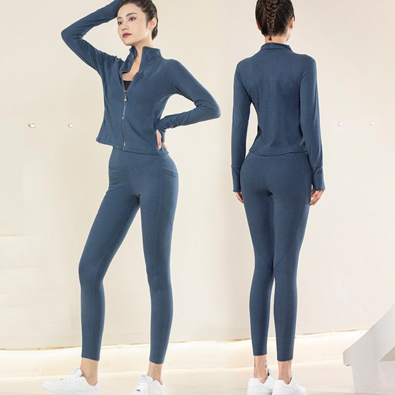 Yoga Outfit VigoBreviya 2 Piece Yoge Set Zipper Workout Clothes Women Long Sleeve Coat And Leggings Sports Wear Gym Clothing Athletic
Yoga Outfit VigoBreviya 2 Piece Yoge Set Zipper Workout Clothes Women Long Sleeve Coat And Leggings Sports Wear Gym Clothing Athletic