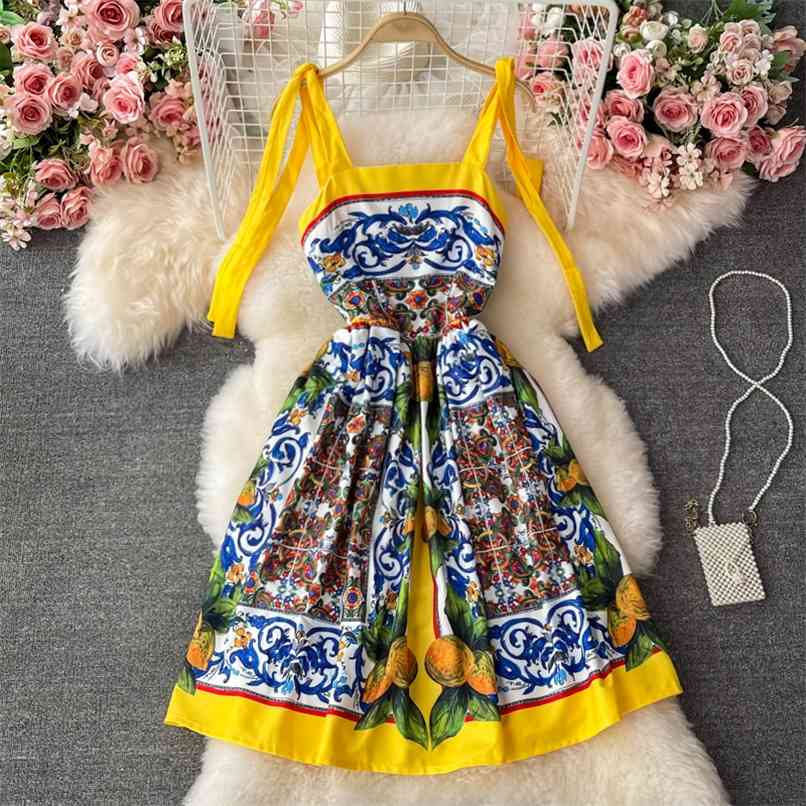 Runway Design Bow Lace-Up Spaghetti Strap Dress for Women Summer Backless Flower Printted Party Beach 210602, Red
Runway Design Bow Lace-Up Spaghetti Strap Dress for Women Summer Backless Flower Printted Party Beach 210602, Red