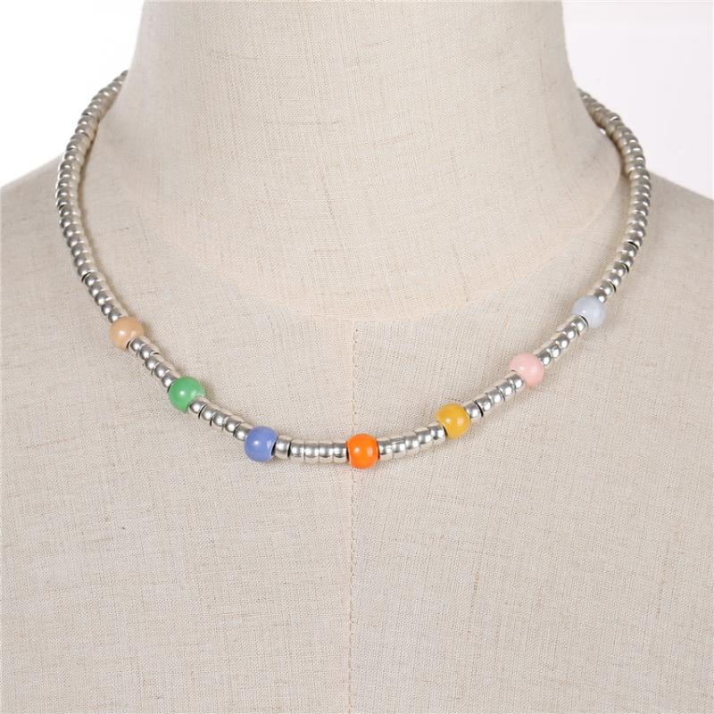 Sandrine Fashion Jewelry Party Accessories Handmade DIY Charms Glass Beads Short Necklace For Women Femme Bijoux Quality Gift Chokers
Sandrine Fashion Jewelry Party Accessories Handmade DIY Charms Glass Beads Short Necklace For Women Femme Bijoux Quality Gift Chokers