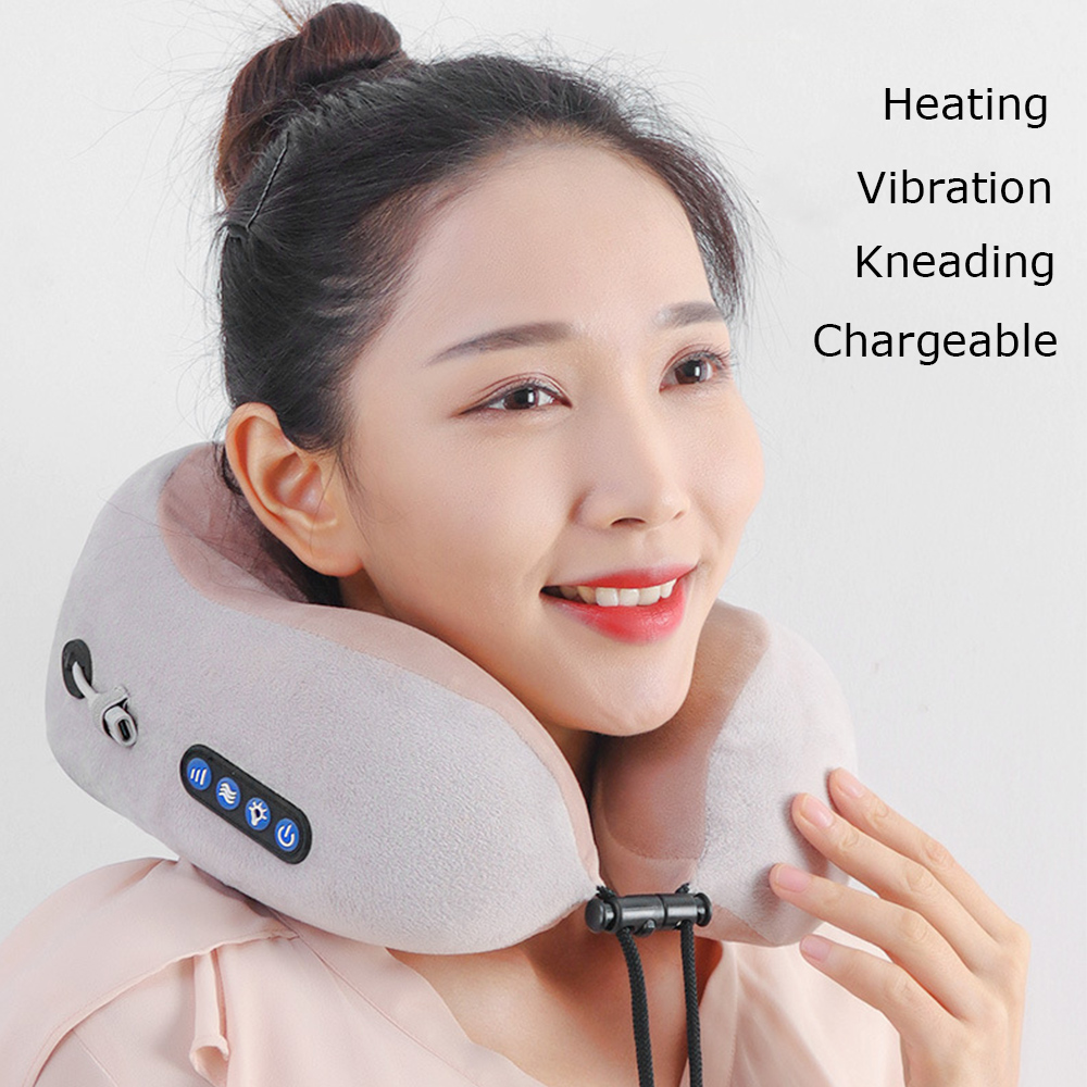 Neck Massager U Shaped Pillow Multifunctional Electric Massage Pillow Car And Home Therapy Cervical Massager for Neck Relax
Neck Massager U Shaped Pillow Multifunctional Electric Massage Pillow Car And Home Therapy Cervical Massager for Neck Relax