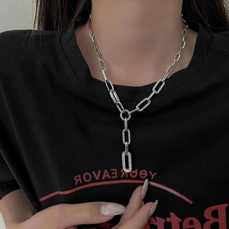 Chokers Cosysail Geometric Crystal Chain Necklaces For Women Long Rhinestone Necklace Sweater Jewelry Gifts 2022
Chokers Cosysail Geometric Crystal Chain Necklaces For Women Long Rhinestone Necklace Sweater Jewelry Gifts 2022