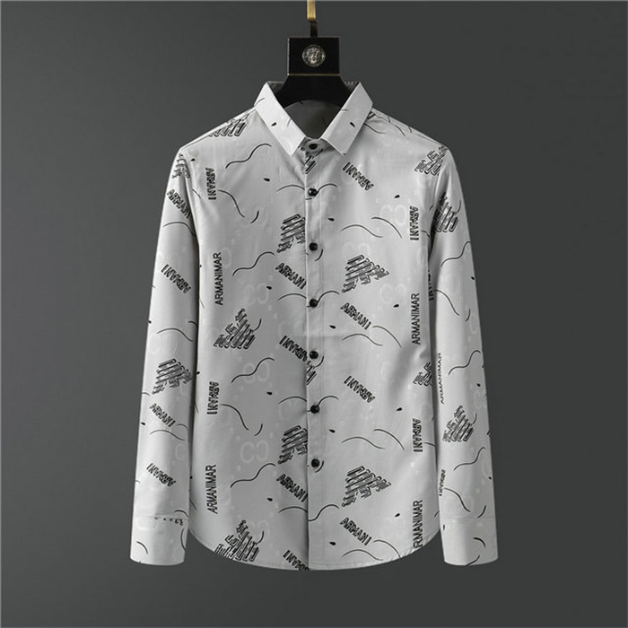 Men's Fashion Shirt High Quality Business Dress Lapel Women's Casual Single Breasted Long Sleeve Print Embroidered Pullover slim s, White;black
Men's Fashion Shirt High Quality Business Dress Lapel Women's Casual Single Breasted Long Sleeve Print Embroidered Pullover slim s, White;black