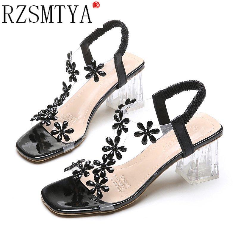 Brand Women Sandals 2021 Summer High Heels Square Heel Fashion Flowers Clear Designer Mujer Zapatos Dress Shoes, Black
Brand Women Sandals 2021 Summer High Heels Square Heel Fashion Flowers Clear Designer Mujer Zapatos Dress Shoes, Black