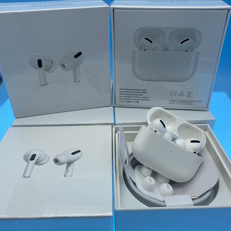 

10pcs New 3rd Gen Air pods Pro Wireless Bluetooth Earphones AP2 AP3 Air3 Renamed In-Ear Earbuds for iPhone/iPod with valid serial number, White