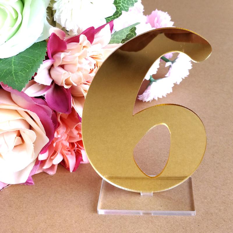 Party Decoration Wedding Table Number 0-9 Acrylic Mirror Golden Numbers Placeholders Stands Cards Plate Decors For
Party Decoration Wedding Table Number 0-9 Acrylic Mirror Golden Numbers Placeholders Stands Cards Plate Decors For