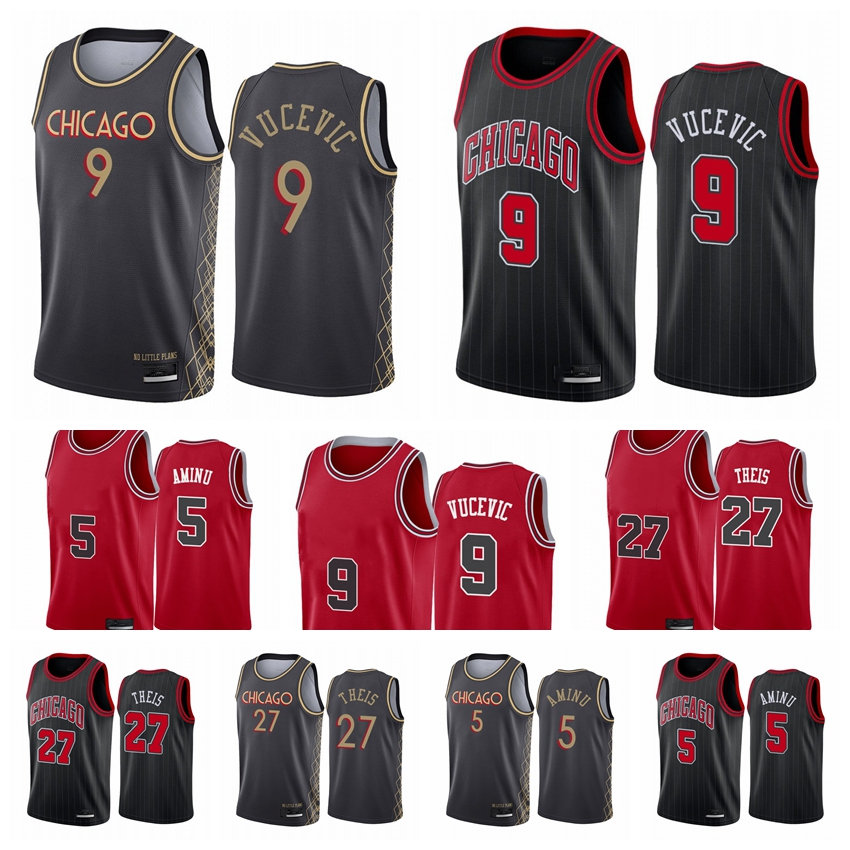 Nikola Vucevic Al-Farouq Aminu Daniel Theis Chicago Bulls Men Black City 2021 Trade Edition Basketball Jersey, Black;red
Nikola Vucevic Al-Farouq Aminu Daniel Theis Chicago Bulls Men Black City 2021 Trade Edition Basketball Jersey, Black;red