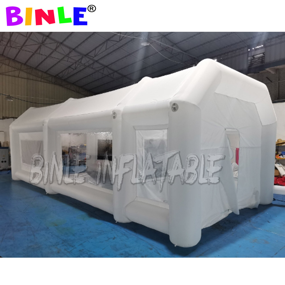 Automobile inflatable car workstation spray paint booth tan painting booths for cars