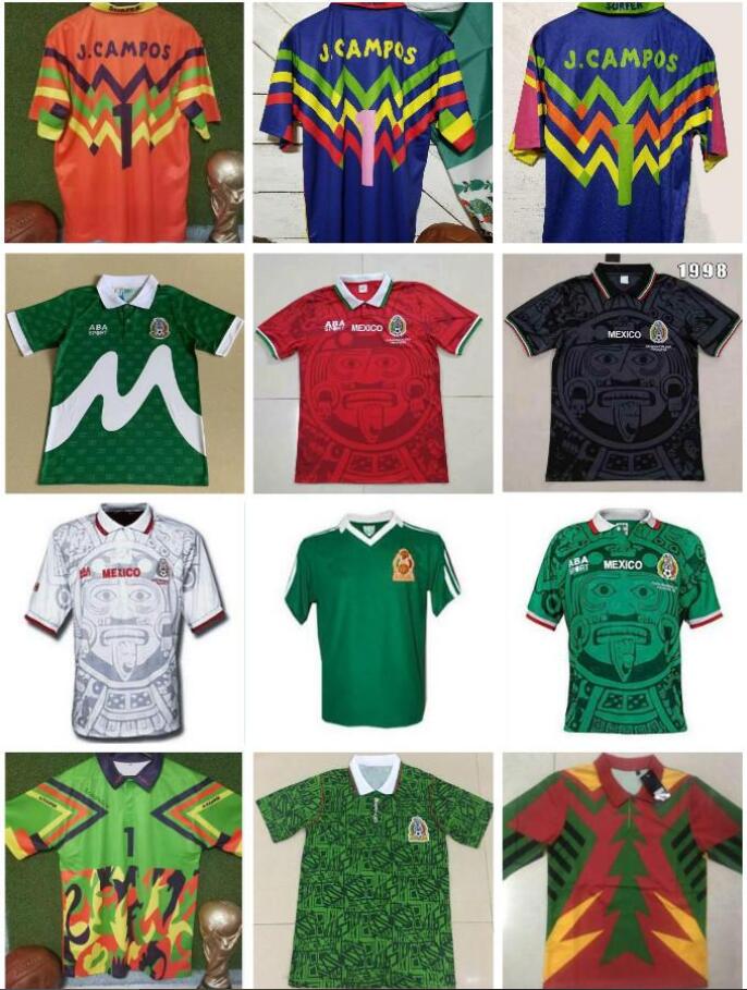 1998 Mexico Retro Cup Classic Vintage Soccer jerseys HERNANDEZ 11# BLANCO H.SANCHEZ Ramirez Home Green Away White Football Shirts, Wine red
1998 Mexico Retro Cup Classic Vintage Soccer jerseys HERNANDEZ 11# BLANCO H.SANCHEZ Ramirez Home Green Away White Football Shirts, Wine red
