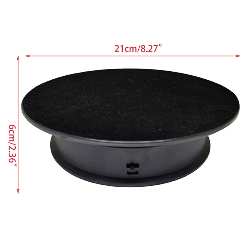 2 Speeds Electric Turntable Display Stand Noiseless Rotating Table Watch Jewelry Holder for Pography Props
2 Speeds Electric Turntable Display Stand Noiseless Rotating Table Watch Jewelry Holder for Pography Props