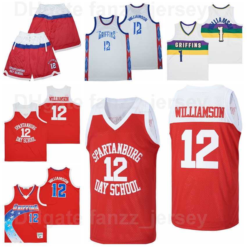 Movie High School Basketball ALTERNATE 12 Zion Williamson Jersey 1 Spartanburg Day Griffins Team Orange White Color Hip Hop Breathable Sport HipHop Pure Cotton
Movie High School Basketball ALTERNATE 12 Zion Williamson Jersey 1 Spartanburg Day Griffins Team Orange White Color Hip Hop Breathable Sport HipHop Pure Cotton