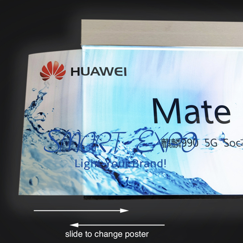 Suspended Ceiling Backlit Business Signs Retail Store Illuminated Hang Signage (35*80cm)