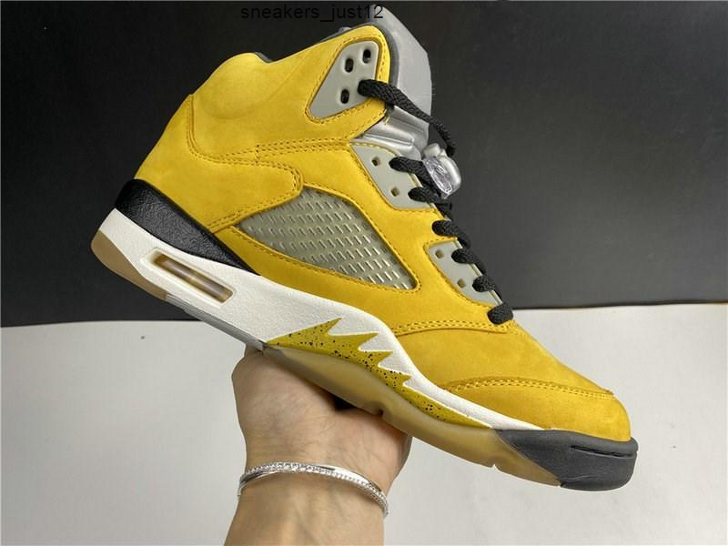 Original version Jumpman 5 Tokyo 23 Basketball Shoes Varsity Maize Anthracite Wolf Grey Black Fashion Sports Sneakers Best Quality
Original version Jumpman 5 Tokyo 23 Basketball Shoes Varsity Maize Anthracite Wolf Grey Black Fashion Sports Sneakers Best Quality