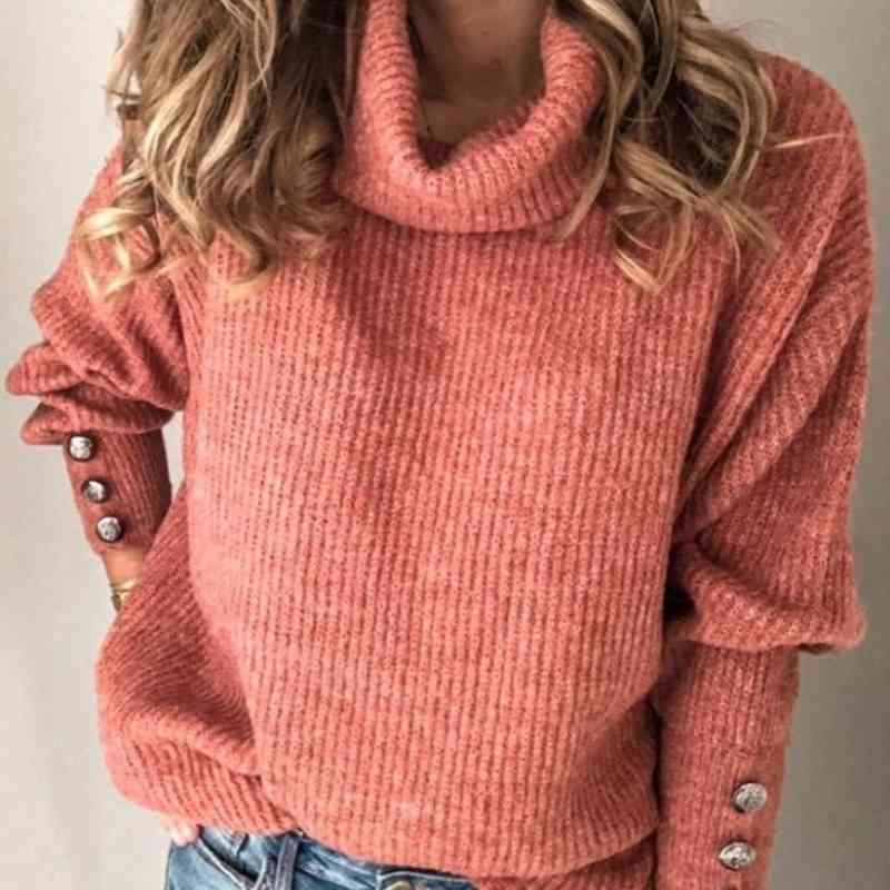 Plus Size Sweaters Women Turtleneck Warm Knitted Oversized Sweater Winter Autumn Long Sleeve Rivet Pullover Sexy Tops Jumper 210603, Gray
Plus Size Sweaters Women Turtleneck Warm Knitted Oversized Sweater Winter Autumn Long Sleeve Rivet Pullover Sexy Tops Jumper 210603, Gray