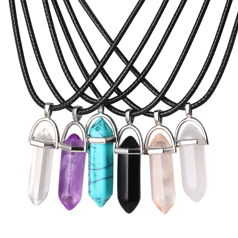 Necklace leather rope chain Silver Jewelry Natural Stone Pendants Statement Chokers Rose Quartz Healing Crystals Necklaces
Necklace leather rope chain Silver Jewelry Natural Stone Pendants Statement Chokers Rose Quartz Healing Crystals Necklaces