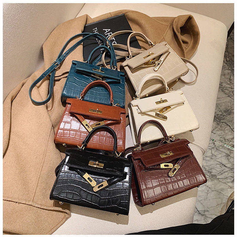 Kelly mini messenger bag crocodile pattern portable net red one-shoulder female, Khaki
Kelly mini messenger bag crocodile pattern portable net red one-shoulder female, Khaki