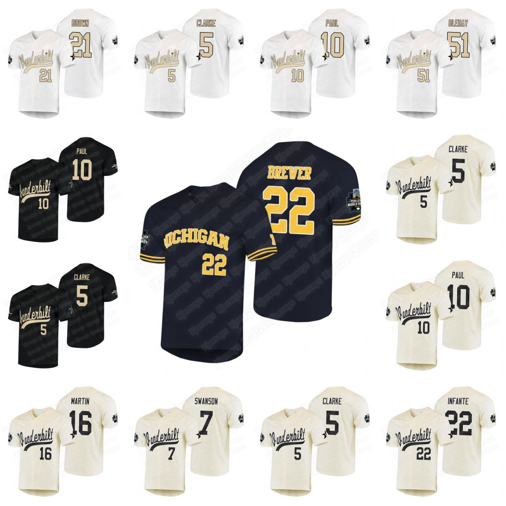 vanderbilt commodores Tyler Brown NCAA college world series baseball jersey JJ Bleday Julian Infante philip clarke Ethan Paul Dansby Swanson Martin Rocker jerseys, Men's s-xxxl/cream
vanderbilt commodores Tyler Brown NCAA college world series baseball jersey JJ Bleday Julian Infante philip clarke Ethan Paul Dansby Swanson Martin Rocker jerseys, Men's s-xxxl/cream