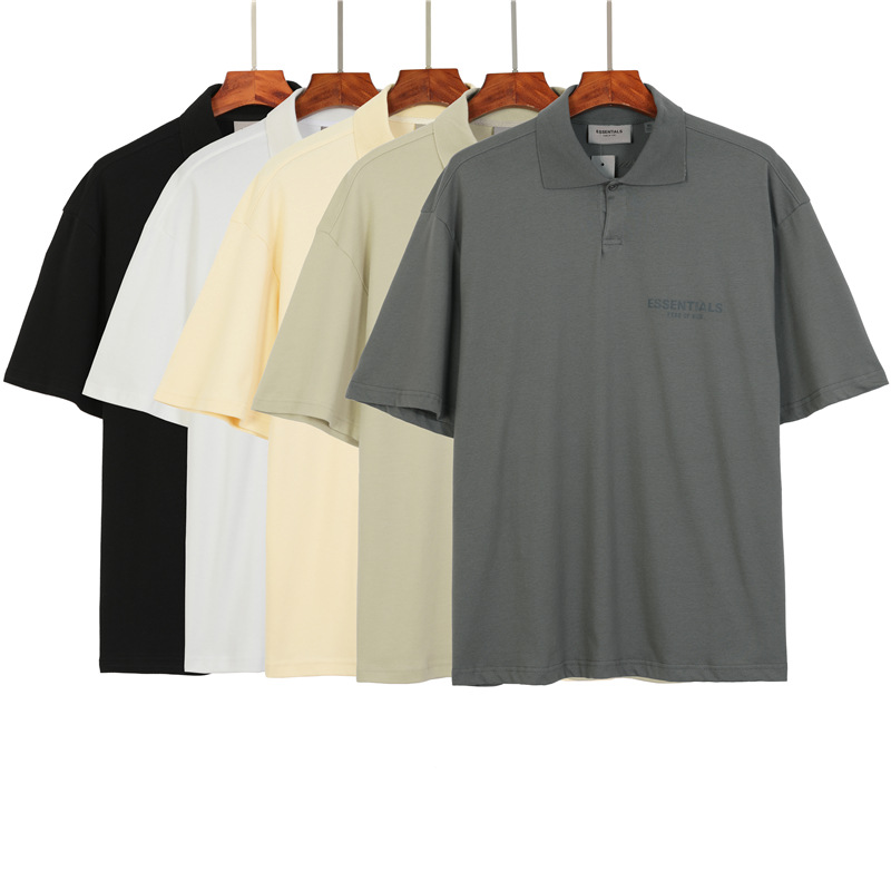 Luxury Polos Essentials Men Designer t shirts Letters Printed lapel Crew Neck Clothing Summer Breathable Solid Color Top Quality Pure cotton, White;black
Luxury Polos Essentials Men Designer t shirts Letters Printed lapel Crew Neck Clothing Summer Breathable Solid Color Top Quality Pure cotton, White;black