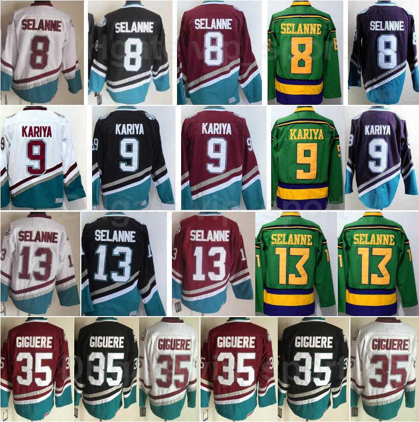 Anaheim Ducks Men Jean-Sebastien Giguere Jersey 8 Teemu Selanne 9 Paul Kariya Ice Hockey Vintage CCM Stitched Red Black White, 8 white
Anaheim Ducks Men Jean-Sebastien Giguere Jersey 8 Teemu Selanne 9 Paul Kariya Ice Hockey Vintage CCM Stitched Red Black White, 8 white