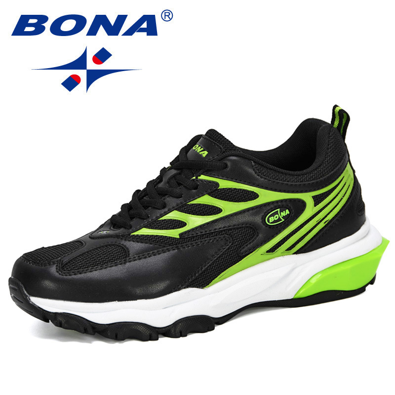 BONA 2020 New Designers Cow Split Mesh Outdoor Sport Shoes Men Cushion Flats Training Running Shoes Man Zapatos De Hombre Comfy, Black
BONA 2020 New Designers Cow Split Mesh Outdoor Sport Shoes Men Cushion Flats Training Running Shoes Man Zapatos De Hombre Comfy, Black