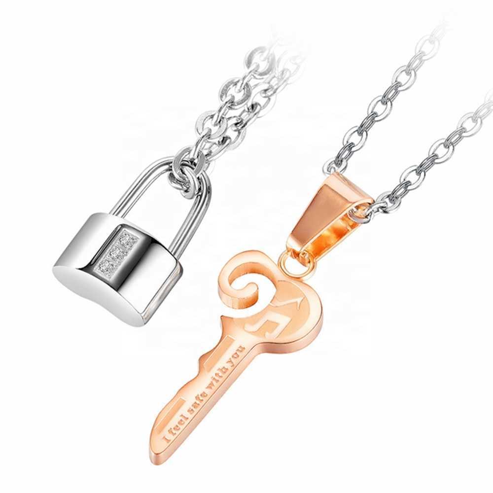 2022 new Key To My Heart Lock Key Zircon Charm Pendant Korean Style Fashion Couple Necklace Jewelry, Black
2022 new Key To My Heart Lock Key Zircon Charm Pendant Korean Style Fashion Couple Necklace Jewelry, Black