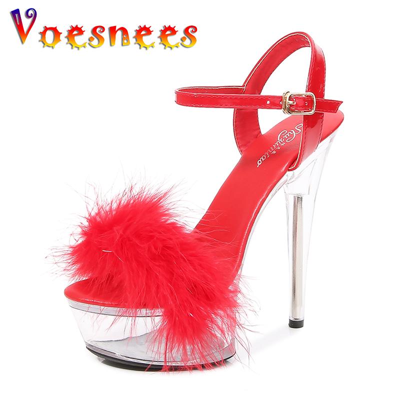 Voesnees Fur Sandals Women 2021 Summer Platform High Heels 14.5cm Striper Pole Dance Shoes Gladiator Party Club Girl, Black
Voesnees Fur Sandals Women 2021 Summer Platform High Heels 14.5cm Striper Pole Dance Shoes Gladiator Party Club Girl, Black