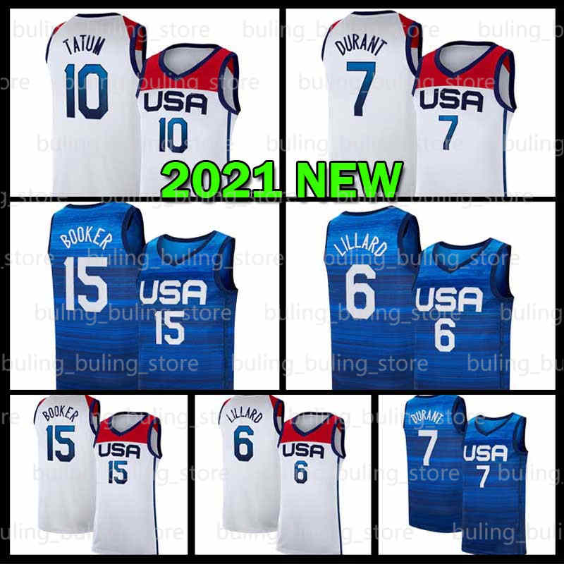 2021 Tokyo Olympics Summer Jersey United Devin 15 Booker Kevin 7 Durant A Jayson 10 Tatum Damian 6 Lillard America White Blue US Away Home M, Black;red
2021 Tokyo Olympics Summer Jersey United Devin 15 Booker Kevin 7 Durant A Jayson 10 Tatum Damian 6 Lillard America White Blue US Away Home M, Black;red