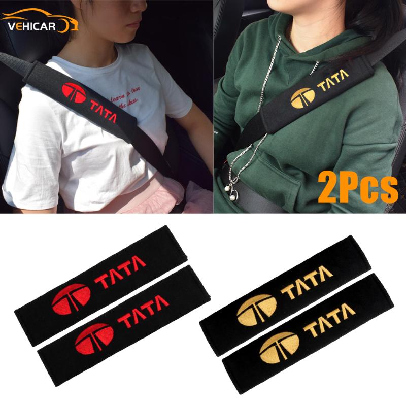 Safety Belts & Accessories VEHICAR 2PCS Cotton Car Seat Belt Cover Pads For TATA Logo Knitting Driver Shoulder Protector
Safety Belts & Accessories VEHICAR 2PCS Cotton Car Seat Belt Cover Pads For TATA Logo Knitting Driver Shoulder Protector