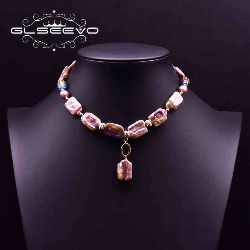 GLSEEVO Handmade Fresh Water Colorful Baroque Pearls Pendant Necklace For Wedding Gifts Women's Vintage Jewellery Perola GN0191
GLSEEVO Handmade Fresh Water Colorful Baroque Pearls Pendant Necklace For Wedding Gifts Women's Vintage Jewellery Perola GN0191
