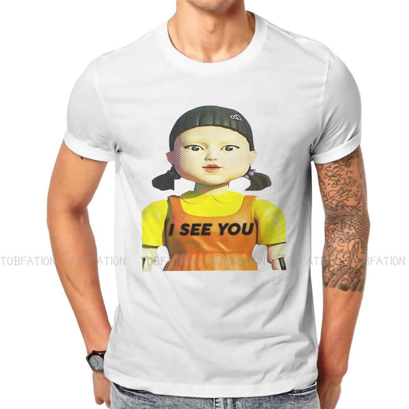men's t-shirts squid game girl robot doll t shirt harajuku punk tshirt oversized crewneck streetwear, White;black
men's t-shirts squid game girl robot doll t shirt harajuku punk tshirt oversized crewneck streetwear, White;black