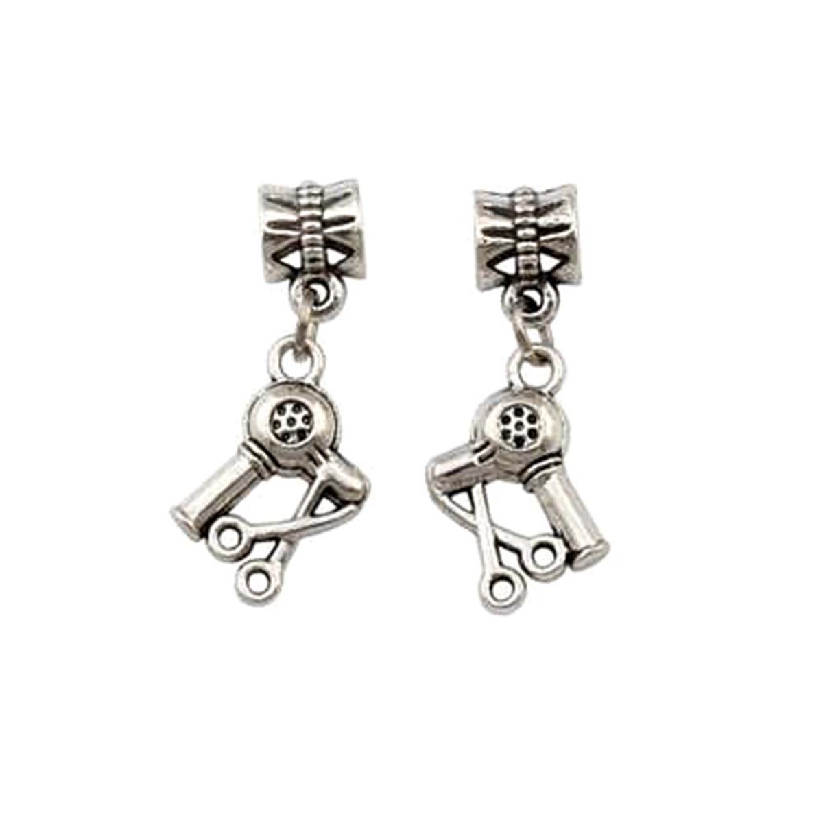 Scissors Blow Dryer Hair Stylist Charm Pendants For Jewelry Making Bracelet Necklace DIY Accessories 29x14mm Ancient Silver 100pcs
Scissors Blow Dryer Hair Stylist Charm Pendants For Jewelry Making Bracelet Necklace DIY Accessories 29x14mm Ancient Silver 100pcs
