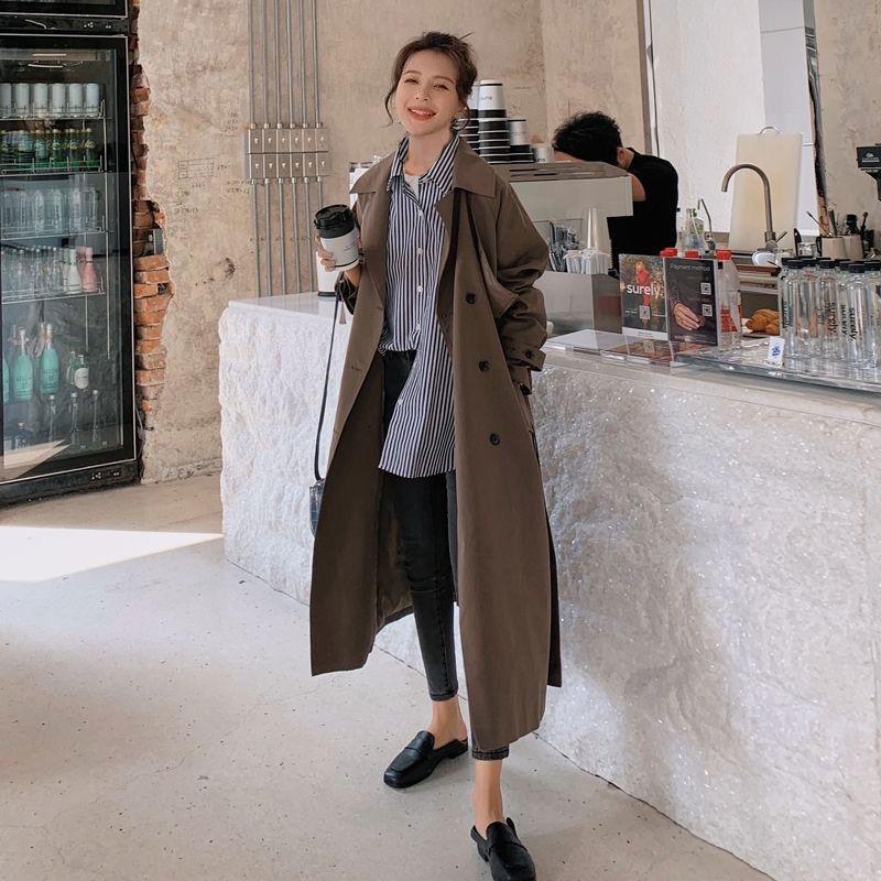 Women's Trench Coats Y2k Women All-match Spring Fashion Leisure Elegant Temperament Work Wear Aesthetic Retro Chic Tunic Outwear Mujer, Tan;black
Women's Trench Coats Y2k Women All-match Spring Fashion Leisure Elegant Temperament Work Wear Aesthetic Retro Chic Tunic Outwear Mujer, Tan;black