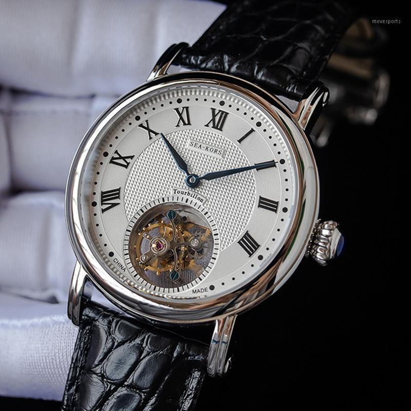 Sugess Real Tourbillon Watch Seagull ST8000 Movement Hand Wind Mechanical Sapphire Crystal Alligator Strap For Men Wristwatches
Sugess Real Tourbillon Watch Seagull ST8000 Movement Hand Wind Mechanical Sapphire Crystal Alligator Strap For Men Wristwatches