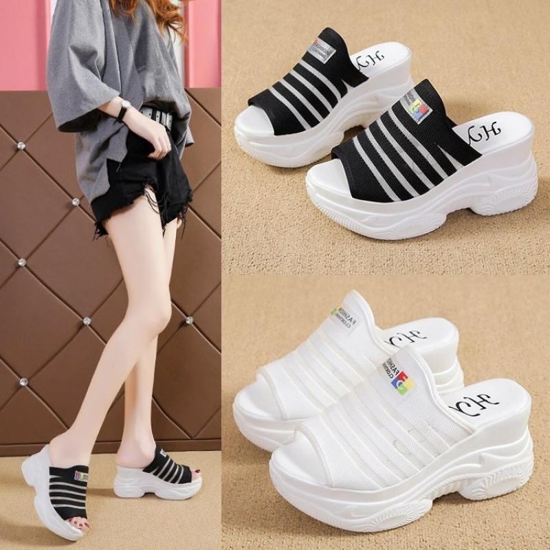 slippers mesh beach woman fashion designer slides summer for women shoes high heels casual platform sandals female vrut, Black
slippers mesh beach woman fashion designer slides summer for women shoes high heels casual platform sandals female vrut, Black