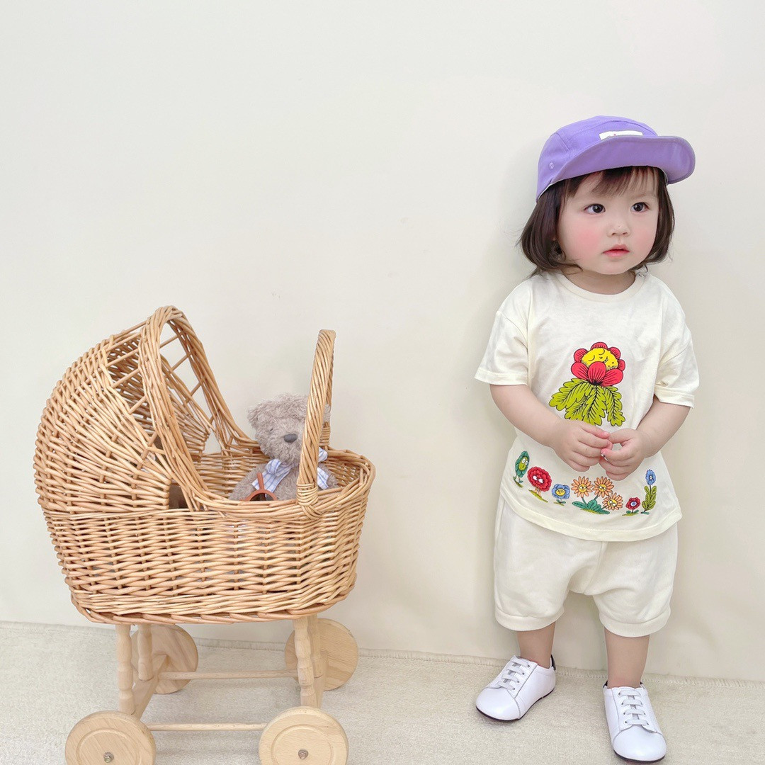 Baby Girls Boys Outfits Summer t shirt with shorts 2pcs/Sets Kids Clothes Cute Girls Cotton Tshirt Children Suits top, White
Baby Girls Boys Outfits Summer t shirt with shorts 2pcs/Sets Kids Clothes Cute Girls Cotton Tshirt Children Suits top, White