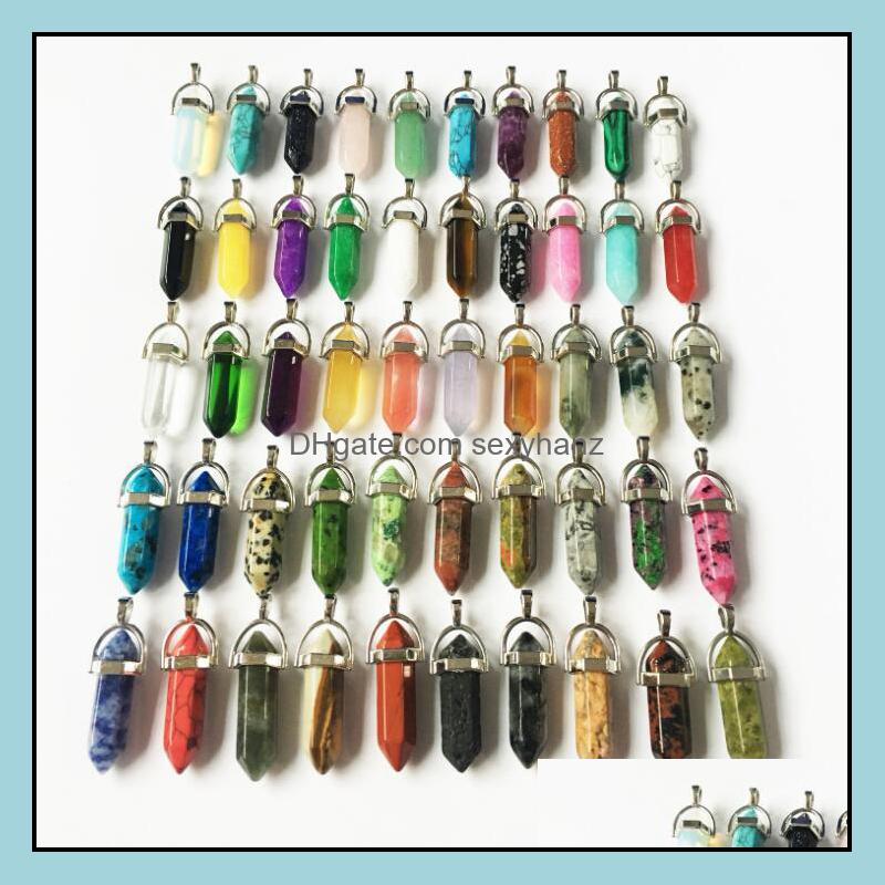 Pendant Necklaces & Necklace Jewelry Crystals Amethyst Rose Quartz Bead Chakra Healing Point Women Men Natural Stone Pendants Leather Drop D
Pendant Necklaces & Necklace Jewelry Crystals Amethyst Rose Quartz Bead Chakra Healing Point Women Men Natural Stone Pendants Leather Drop D