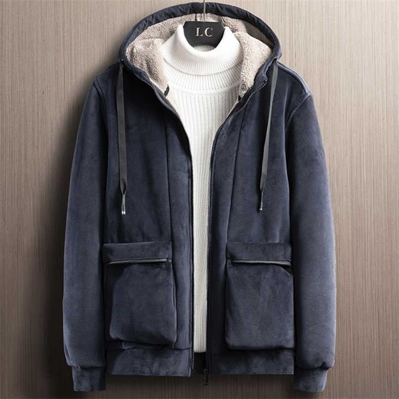 Brand Winter Thick Warm Fleece Jacket Men Hooded Windbreaker Outfits Soft Velvet Thermal Coats Big Size 6XL 7XL 8XL 211110, Dark grey
Brand Winter Thick Warm Fleece Jacket Men Hooded Windbreaker Outfits Soft Velvet Thermal Coats Big Size 6XL 7XL 8XL 211110, Dark grey