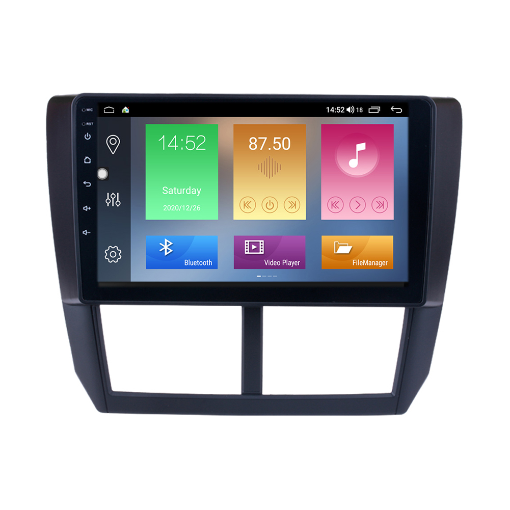 car dvd Multimedia Player for Subaru Forester 2008-2012 GPS Navigation with Wifi OBD Rearview Camera 9 Inch Android 10