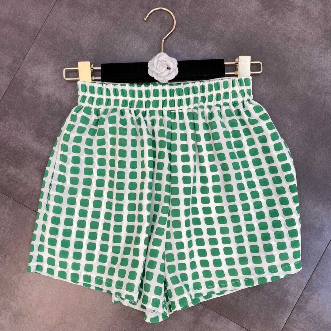 DEAT Women Lapel Long Sleeve Plaid Hollow Out Shirt Shorts Two Piece Set Temperament Fashion Spring Summer 11D1616 210709