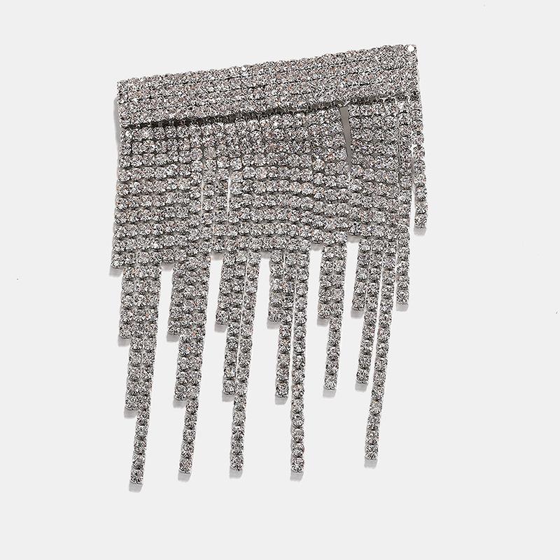 Hair Clips & Barrettes Shining Tassels Crystal Pins Rhinestones Women Styling Tool Hairgrip Nightclub Hairpin Accessories, Golden;silver
Hair Clips & Barrettes Shining Tassels Crystal Pins Rhinestones Women Styling Tool Hairgrip Nightclub Hairpin Accessories, Golden;silver