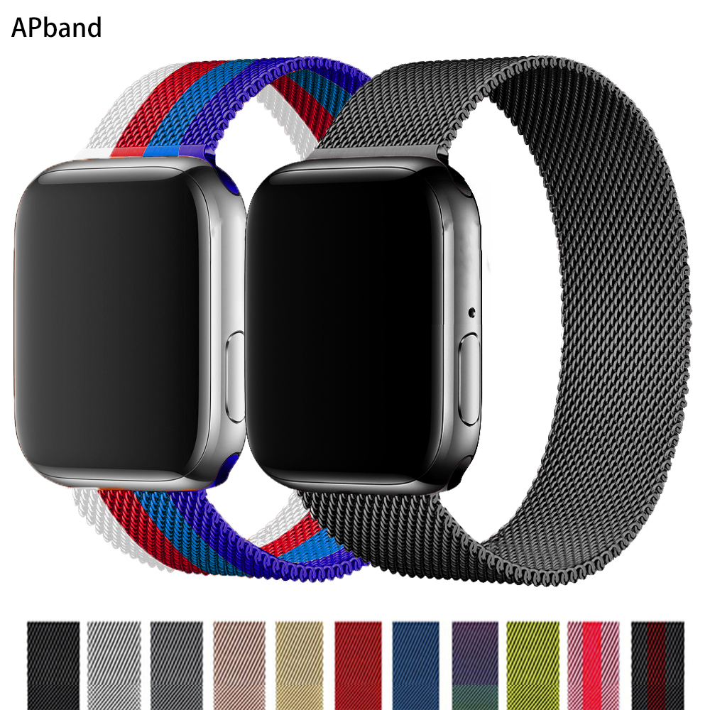 Strap for Apple Watch Band 44mm 40mm IWatch 42mm 38mm Stainless Steel Metal Bracelet Magnetic Loop Apple Watch 3 4 5 6 Se
Strap for Apple Watch Band 44mm 40mm IWatch 42mm 38mm Stainless Steel Metal Bracelet Magnetic Loop Apple Watch 3 4 5 6 Se