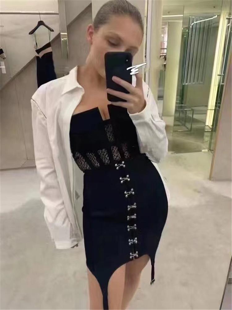 High Waist Bag Hip Skirt Female 2021 Summer Style Original Design Hook-and-eye Button Irregular Slim Short Skirts