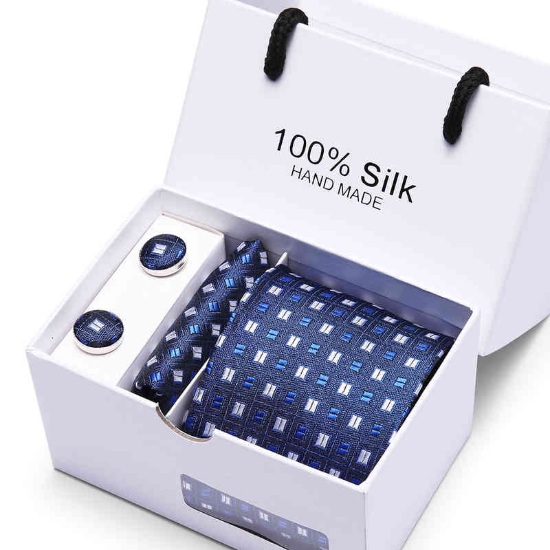 Necktie Scarf Corbata Men's Tie Gift Box 5-piece Suit Group Business Dress Wedding