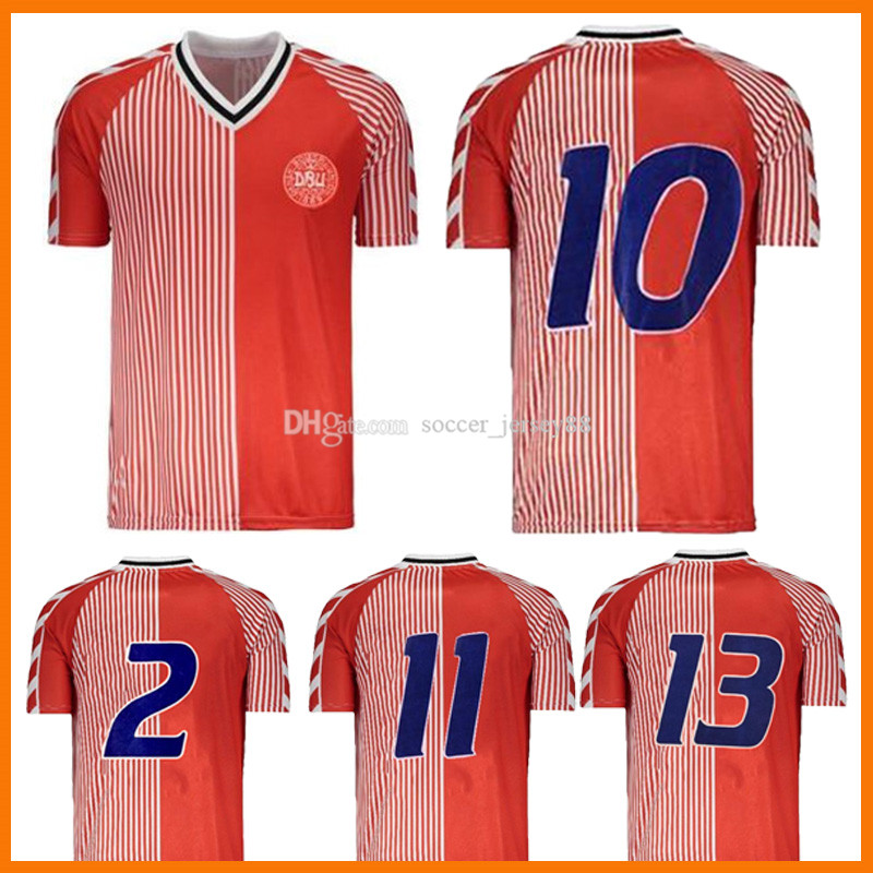 1986 Denmark Retro soccer jersey 86 Michael Laudrup Elkjær Berggreen Olsen vintage classic jerseys football shirt
1986 Denmark Retro soccer jersey 86 Michael Laudrup Elkjær Berggreen Olsen vintage classic jerseys football shirt