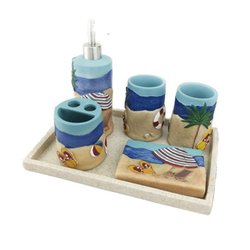 Creative Ocean Series Bathroom Five-Piece Toothbrush Holder Set Storage Tray Children's Cartoon Mouthwash Cup Supplies Bath Accessory
Creative Ocean Series Bathroom Five-Piece Toothbrush Holder Set Storage Tray Children's Cartoon Mouthwash Cup Supplies Bath Accessory