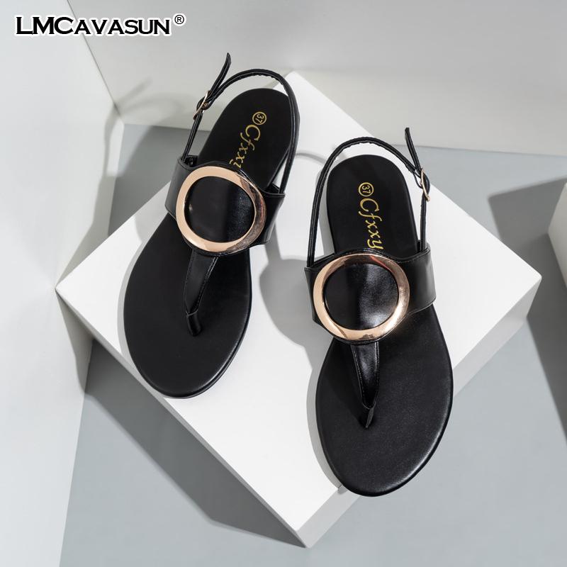 2021 Women Summer Shoes Fashion Flat Heel Clip Toe Feet Roman Buckle Large Size Female Sandals Comfortable Sandalias, Black 
2021 Women Summer Shoes Fashion Flat Heel Clip Toe Feet Roman Buckle Large Size Female Sandals Comfortable Sandalias, Black