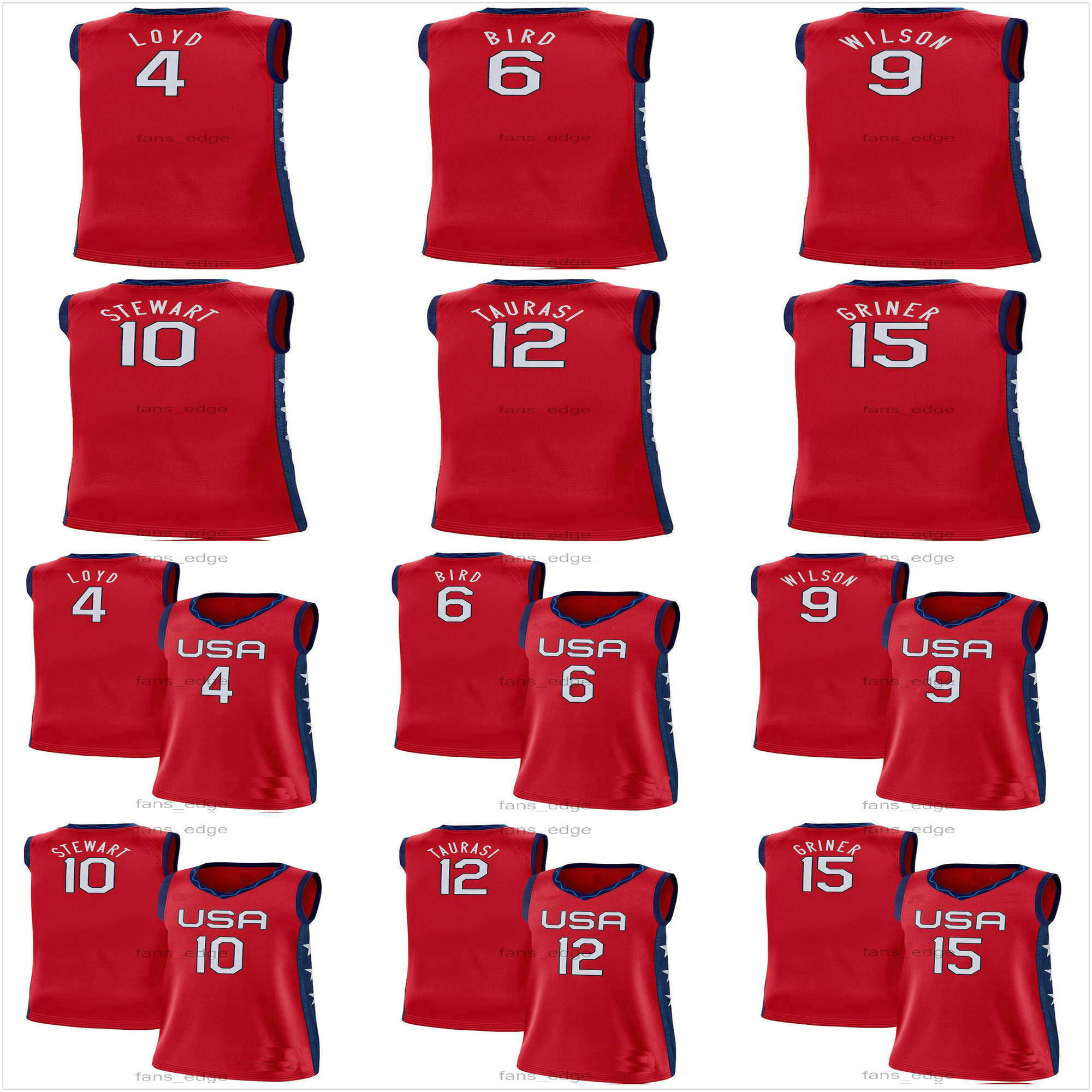 Women Basketball Jerseys 4 Jewell Loyd 6 Sue Bird 9 A'ja Wilson 10 Breanna Stewart 12 Diana Taurasi 15 Brittney Griner 2021 National Team, Blue
Women Basketball Jerseys 4 Jewell Loyd 6 Sue Bird 9 A'ja Wilson 10 Breanna Stewart 12 Diana Taurasi 15 Brittney Griner 2021 National Team, Blue