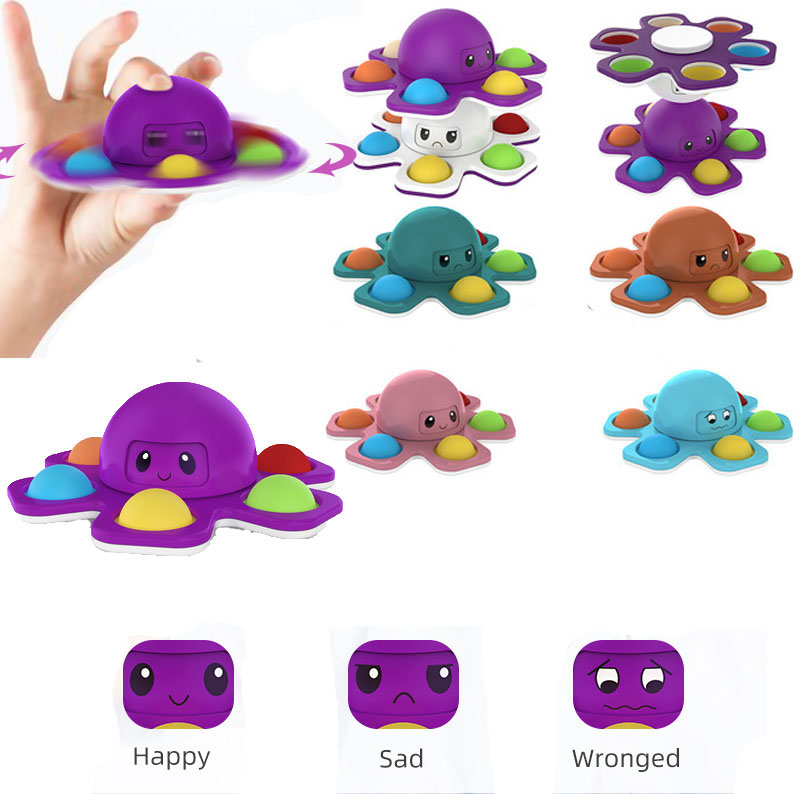 Fidget Toys Octopus Bubble Silicone Key Chain Fingertip Gyro Decompression Creative Game Sensory Anxiety Stress Reliever
Fidget Toys Octopus Bubble Silicone Key Chain Fingertip Gyro Decompression Creative Game Sensory Anxiety Stress Reliever