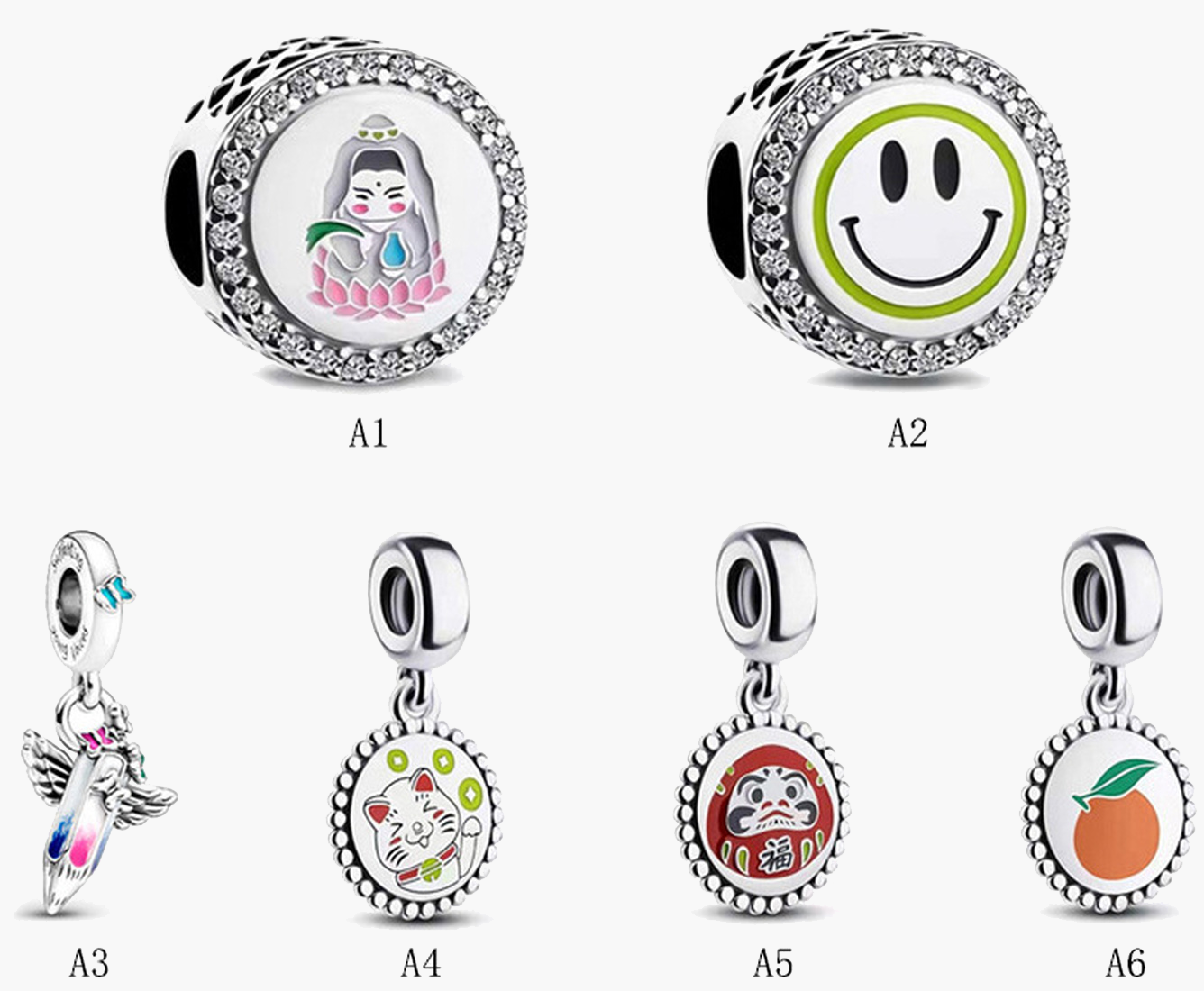 Real S925 Sterling Silver Charms Bracelets New product limited Guanyin smiley Dharma Snake Chain Snap Clasps Bracelet Fit For Pandora DIY Bead Charm, Bronze;silver
Real S925 Sterling Silver Charms Bracelets New product limited Guanyin smiley Dharma Snake Chain Snap Clasps Bracelet Fit For Pandora DIY Bead Charm, Bronze;silver