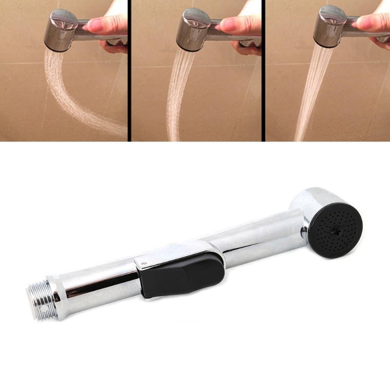 Toilet Handheld Bidet Sproeier Shattaf Doek Luier Sproeier Abs Polished Chrome Douchekop 83XA